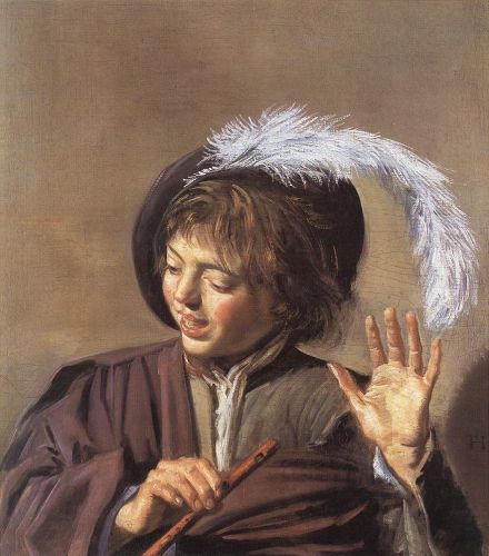 boy singing by Frans Halls