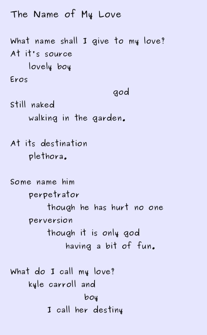 poem - name love 1